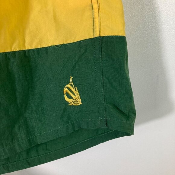 Mens Nautica Colorblock Swim Trunks Red Blue Yellow Green L - Picture 3 of 6